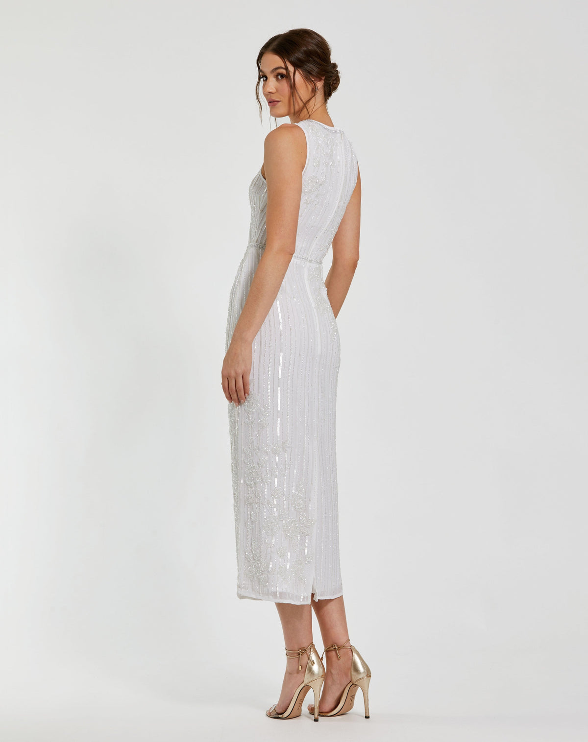 Mac Duggal 70260-White-BK