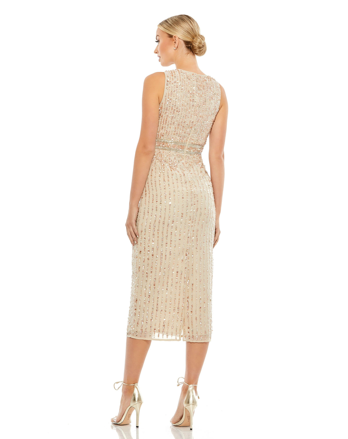Mac Duggal 70267-Nude-BK