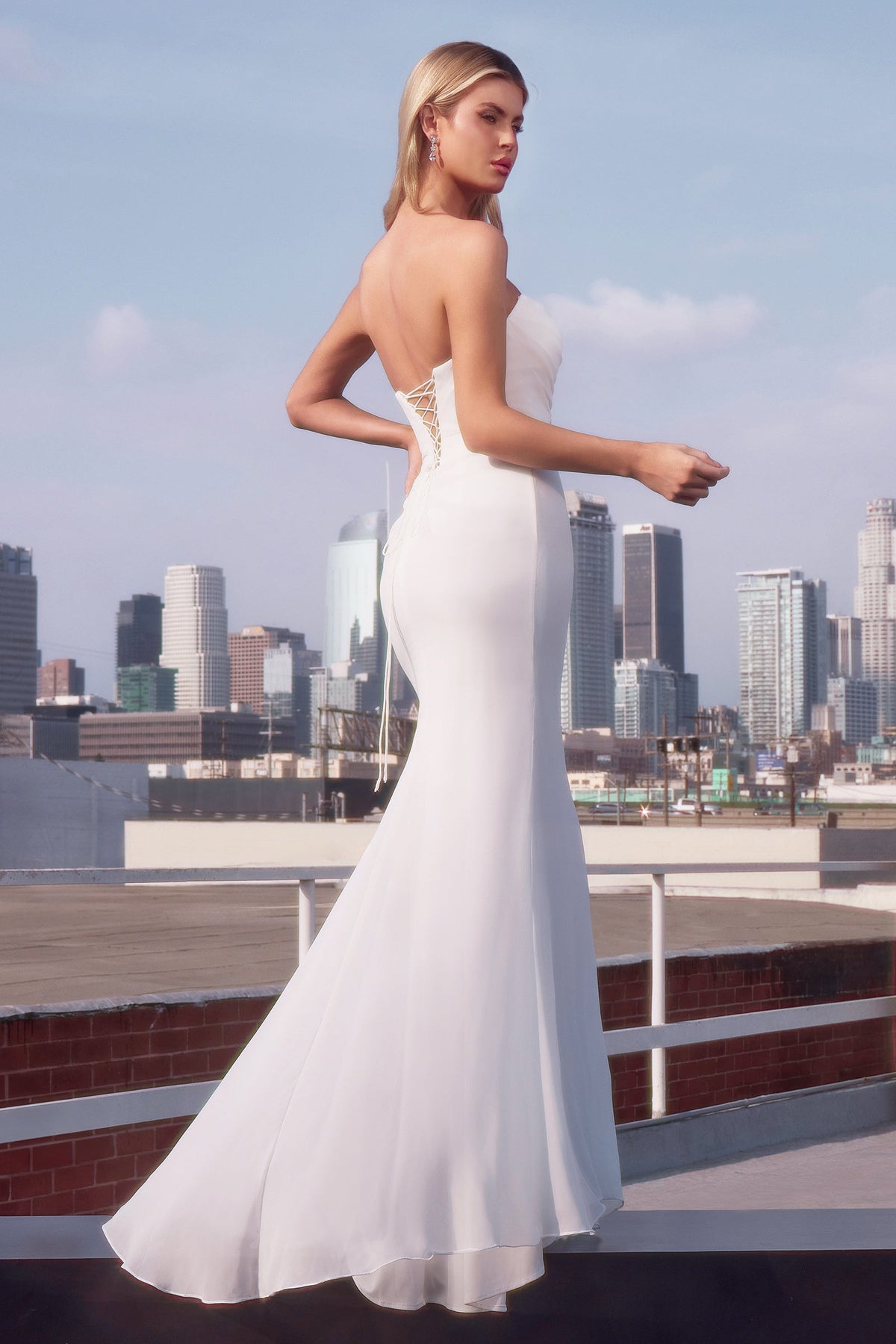 Ladivine by Cinderella Divine 7434W_OFF-WHITE_BACK