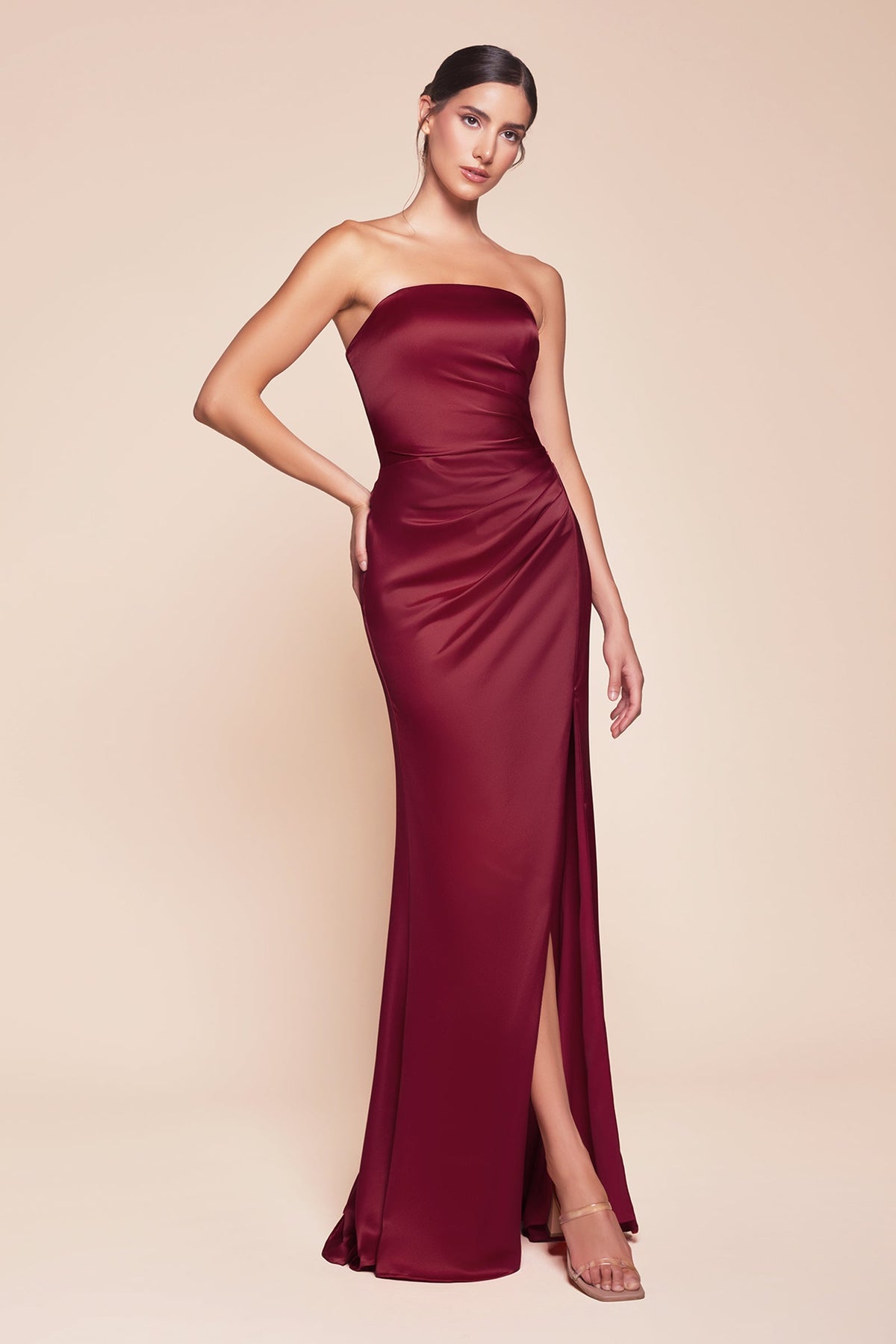 Ladivine by Cinderella Divine 7451_BURGUNDY_FRONT