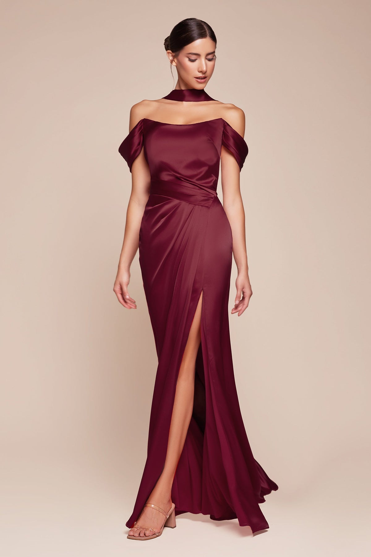 Ladivine by Cinderella Divine 7452_BURGUNDY_FRONT