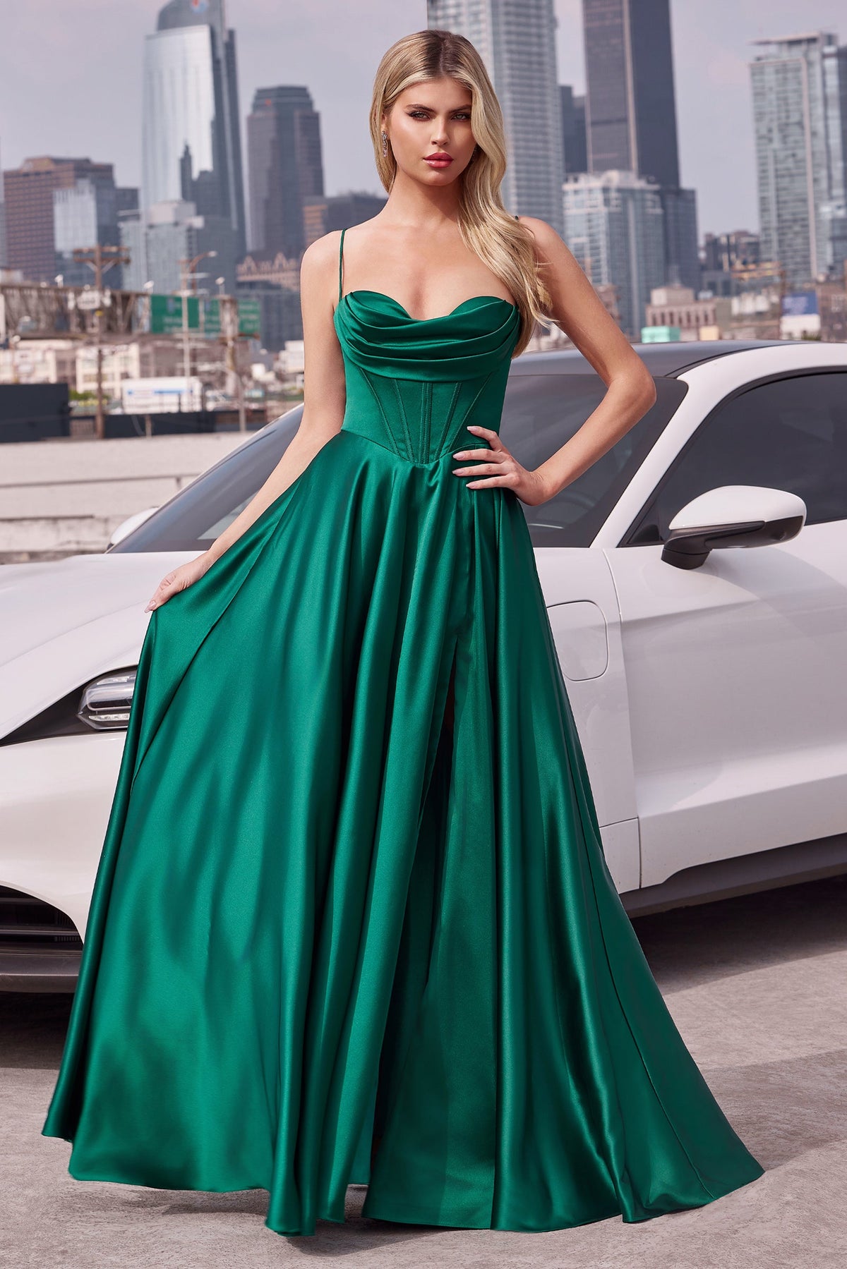 Ladivine by Cinderella Divine 7481_EMERALD_FRONT