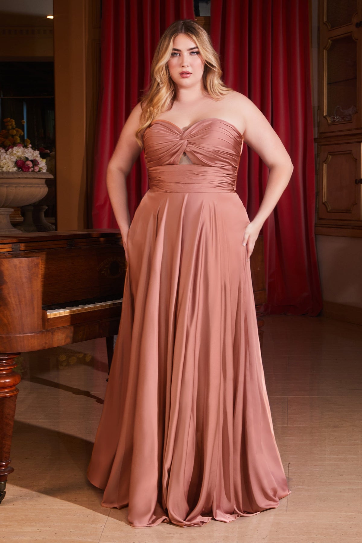 Ladivine by Cinderella Divine 7496C_ROSE_GOLD_FRONT