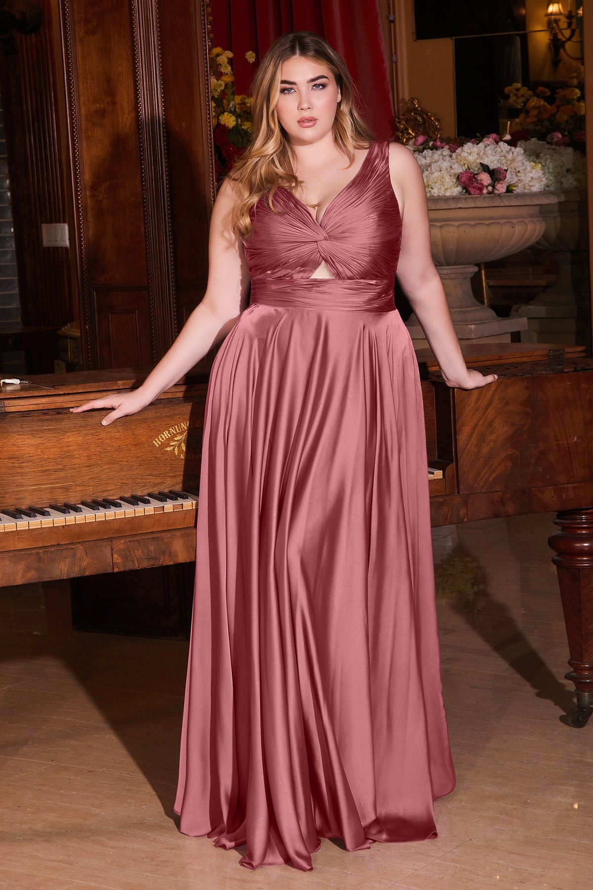 Ladivine by Cinderella Divine 7497C_MAUVE_ROSE_FRONT
