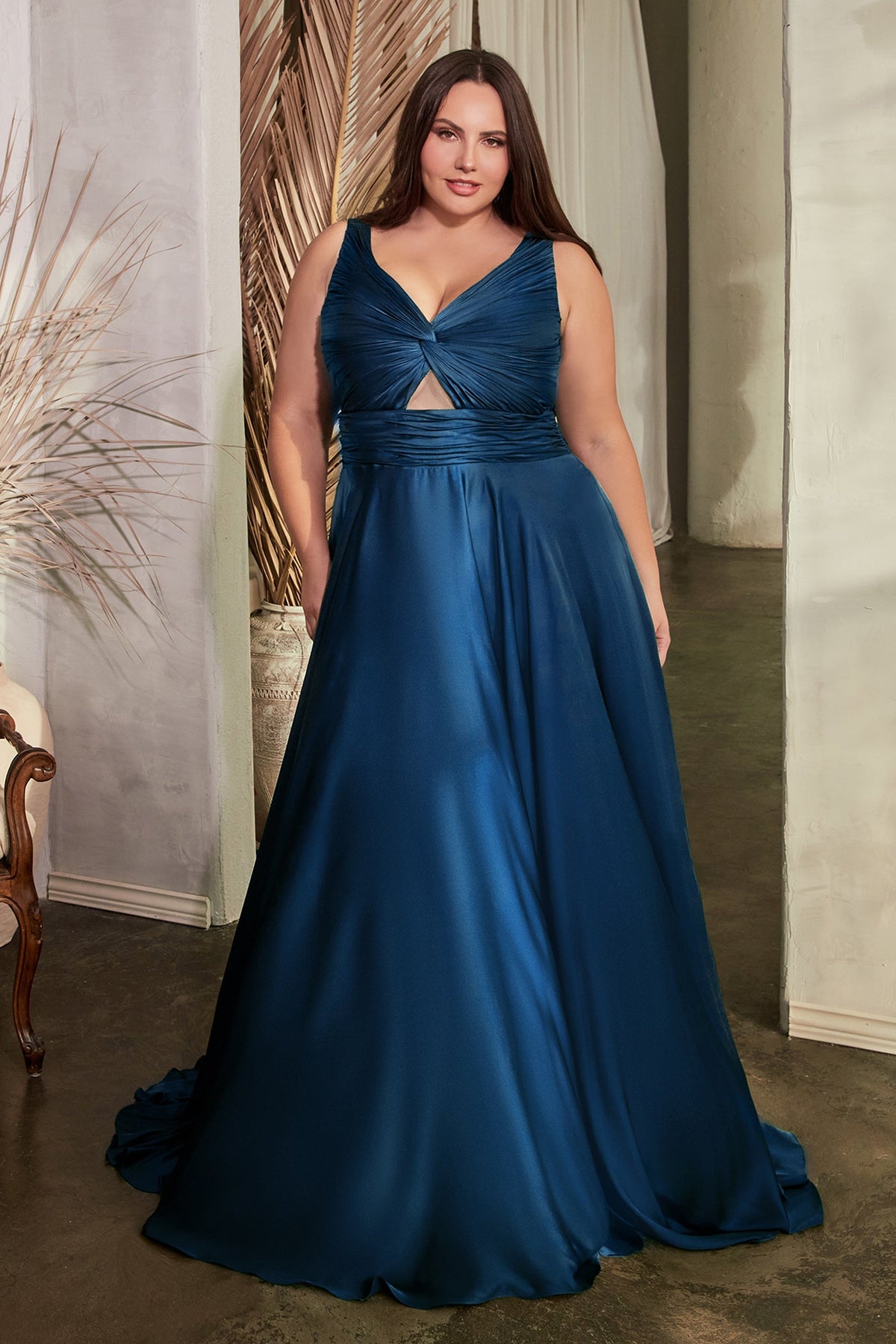 Ladivine by Cinderella Divine 7497C_NAVY_FRONT
