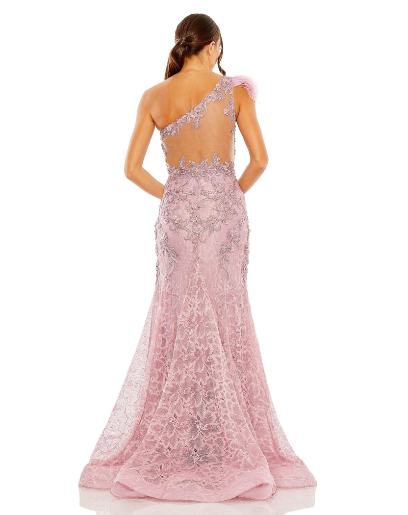 Mac Duggal 79264-Rose-BK