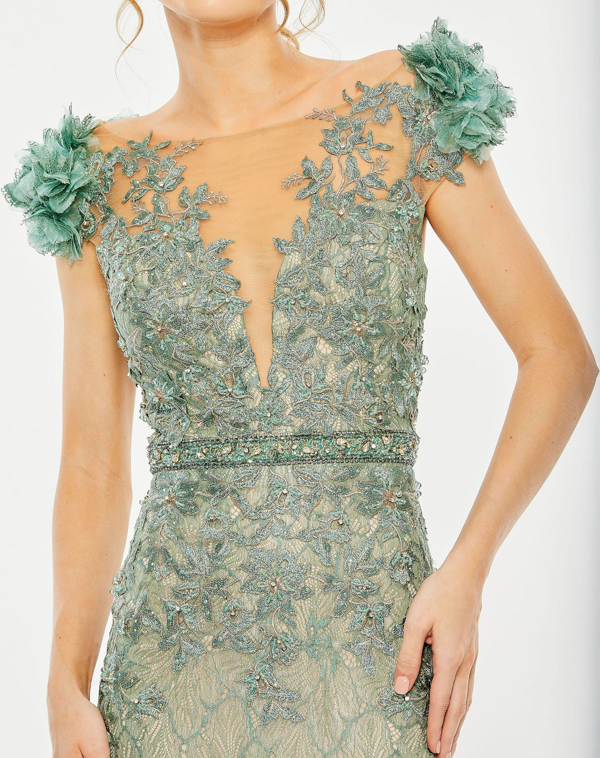 Mac Duggal 79368-Sage-CL