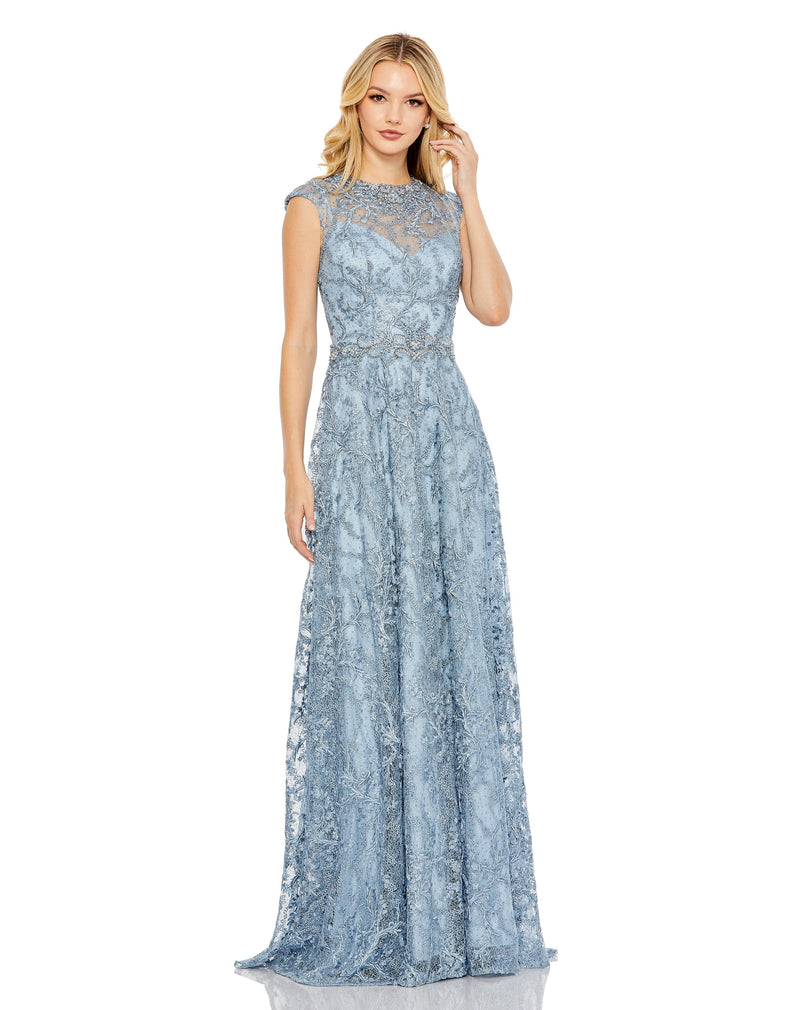 Mac Duggal 79430-SlateBlue-AB