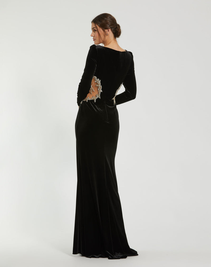 Mac Duggal 79445-Black-BK