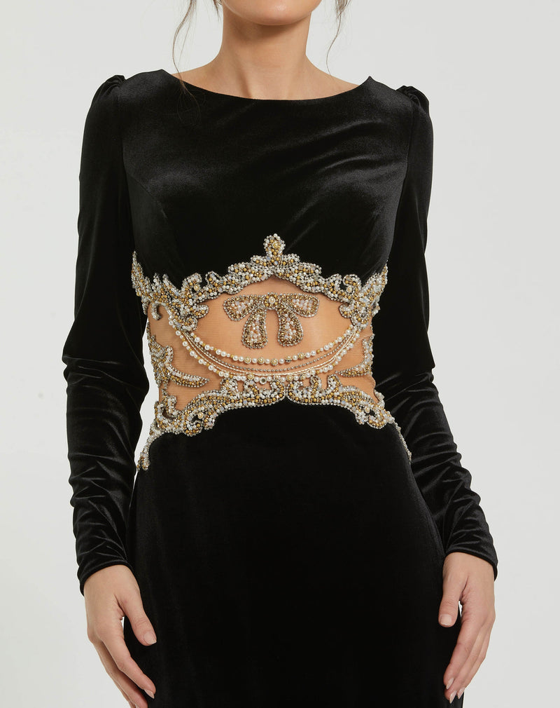 Mac Duggal 79445-Black-CL