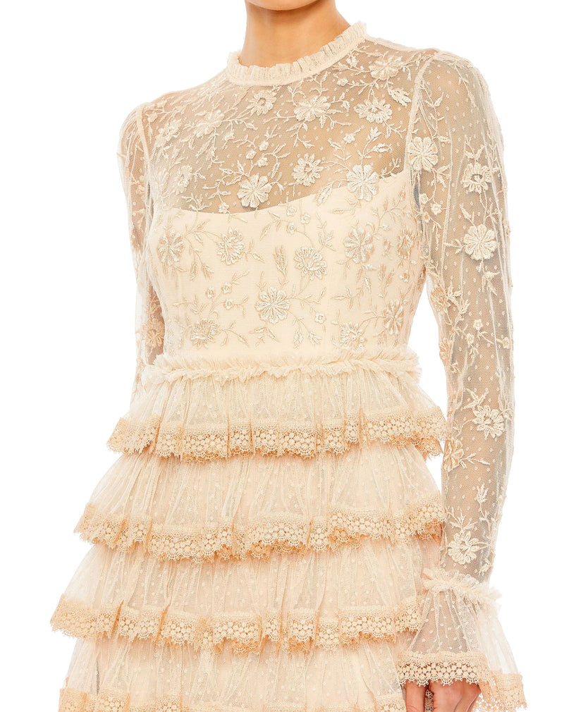 Mac Duggal 8004-Ecru-CL