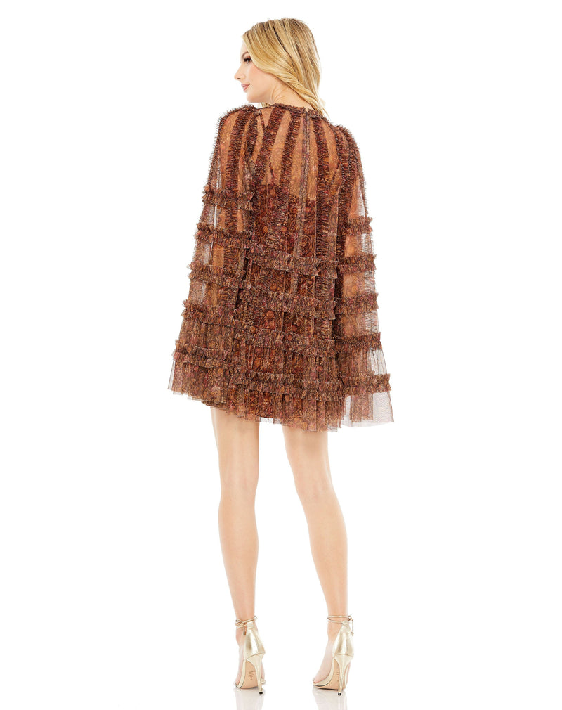 Mac Duggal 8007-BrownMulti-BK