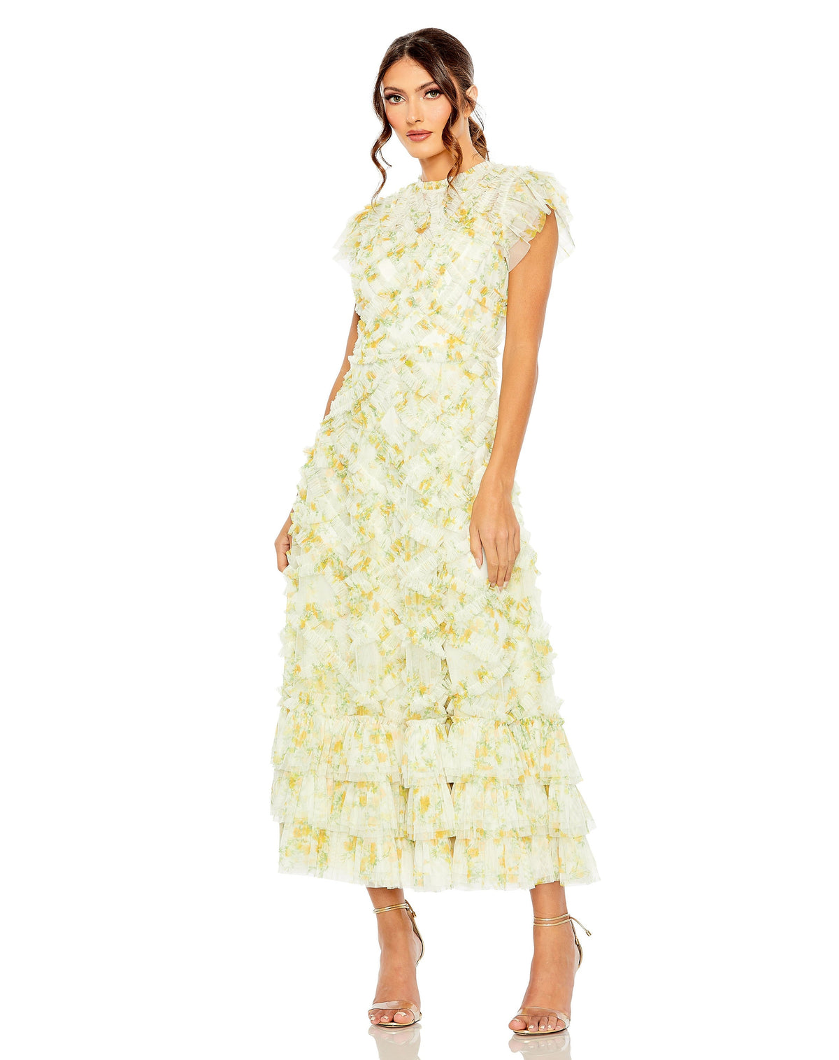 Mac Duggal 8009-YellowMulti-AB