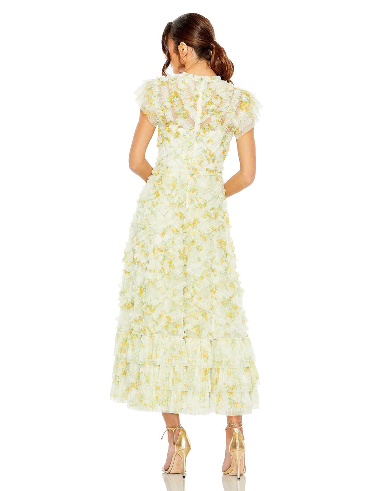 Mac Duggal 8009-YellowMulti-BK