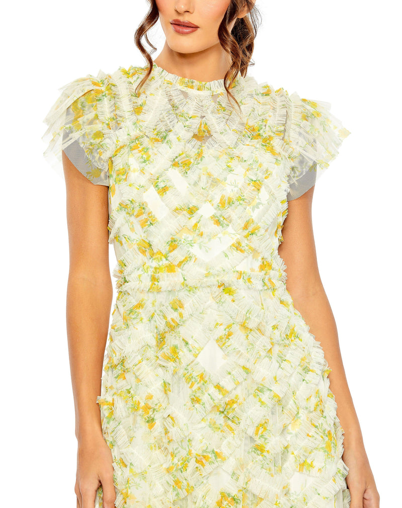 Mac Duggal 8009-YellowMulti-CL