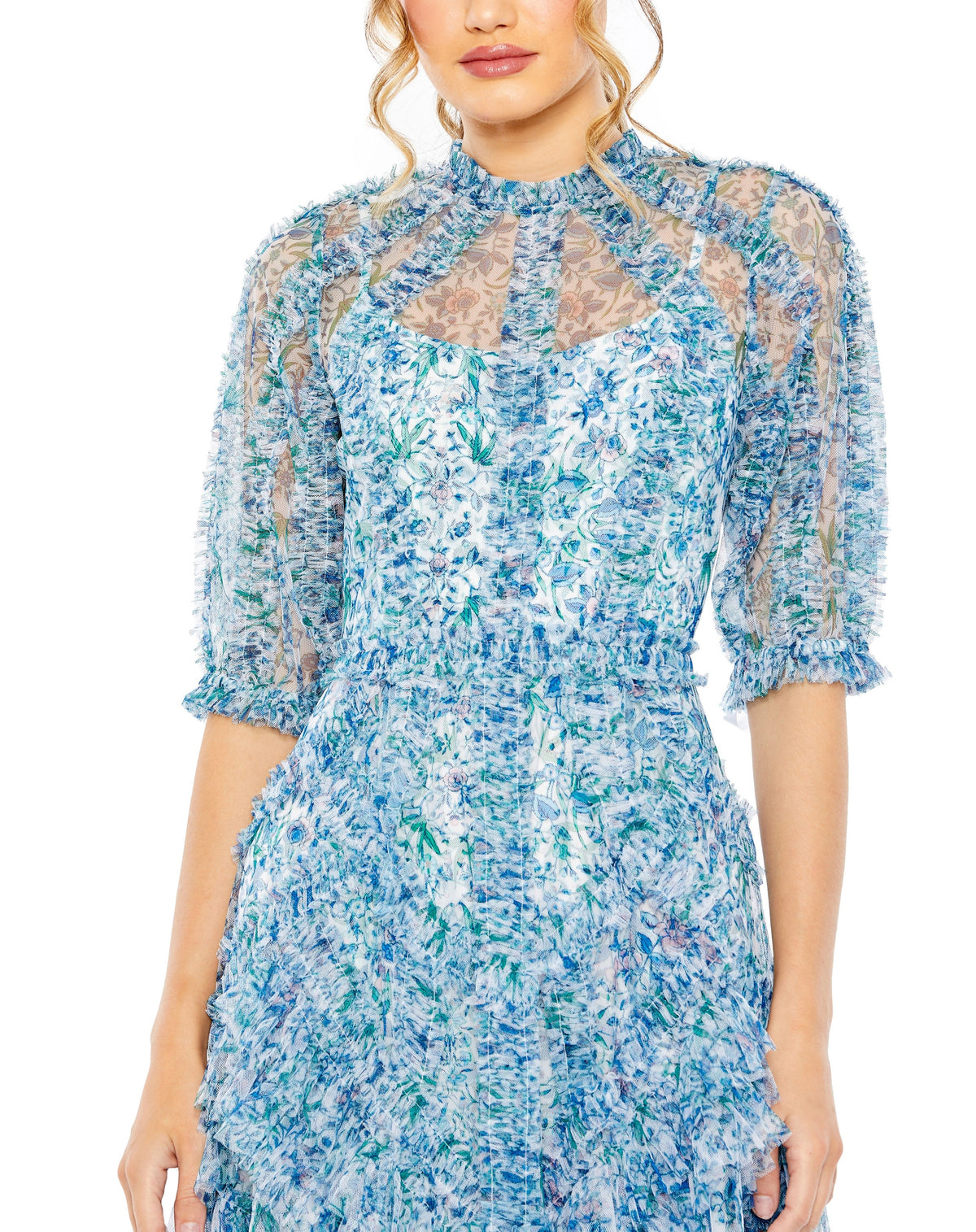 Mac Duggal 8011-BlueMulti-CL