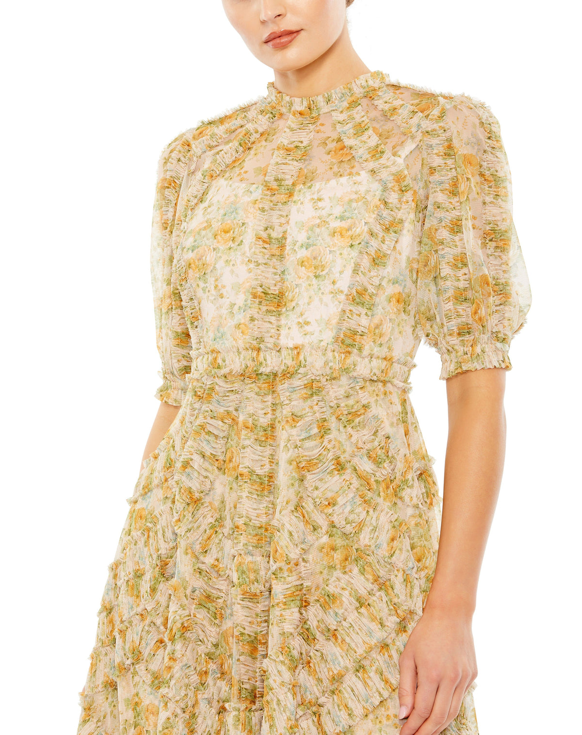 Mac Duggal 8011-YellowMulti-CL