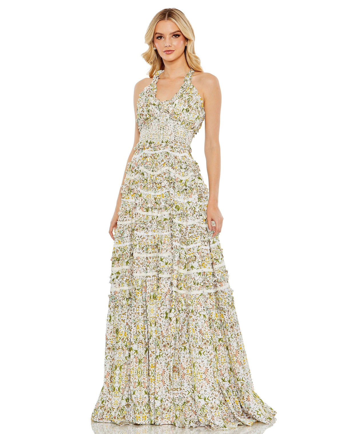 Mac Duggal 8023-IvoryMulti-AB