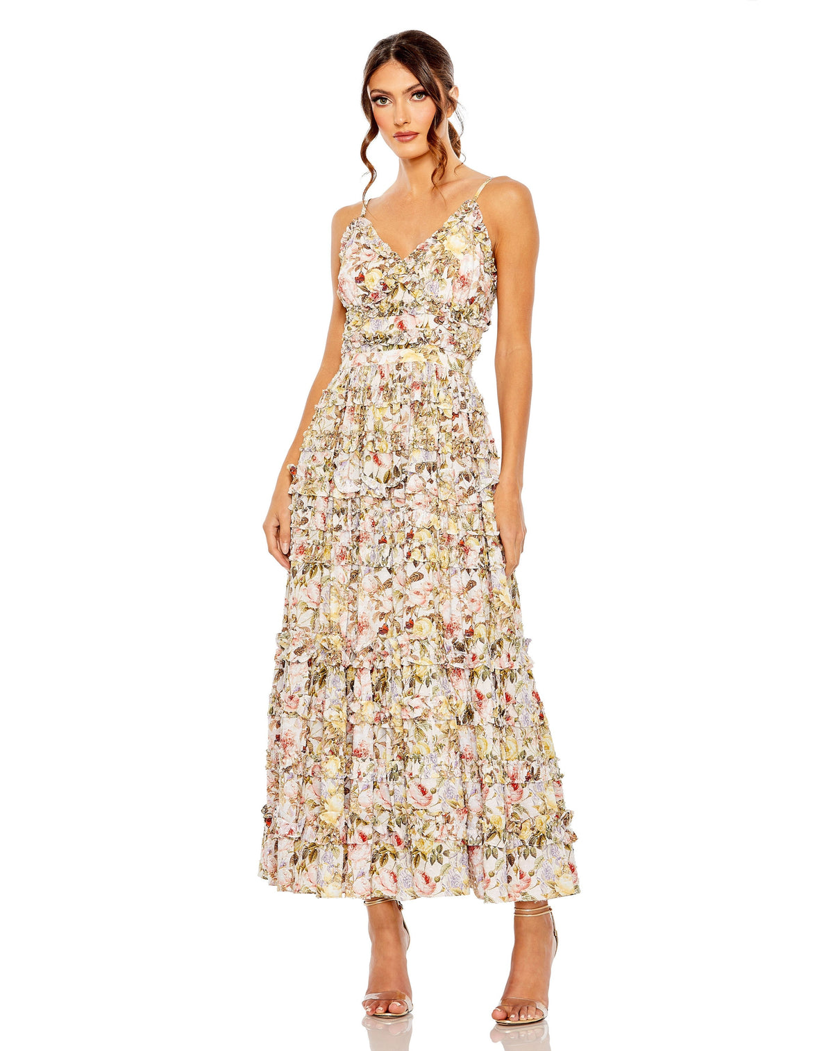 Mac Duggal 8026-IvoryMulti-AB