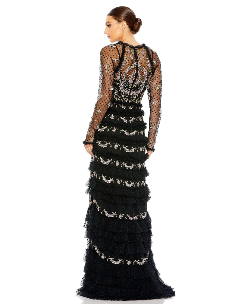 Mac Duggal 8030-BlackMulti-BK