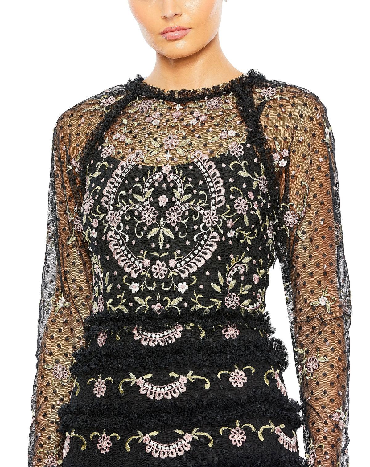 Mac Duggal 8030-BlackMulti-CL