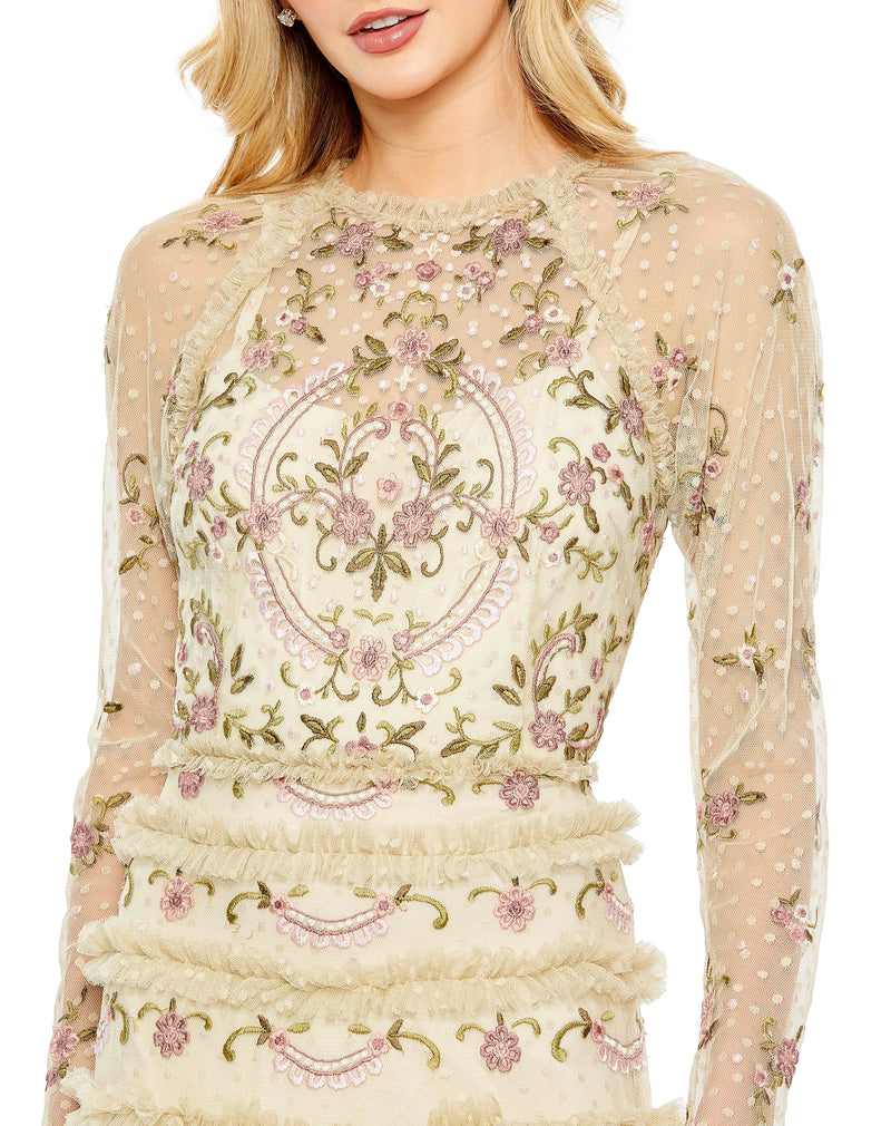 Mac Duggal 8030-TaupeMulti-CL