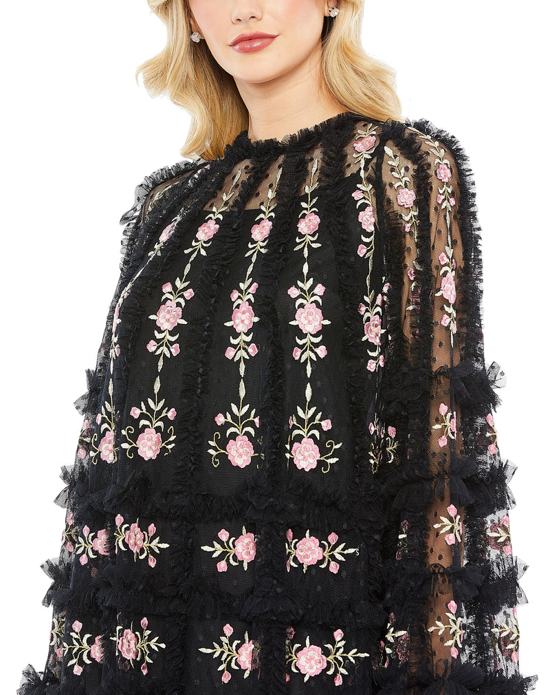Mac Duggal 8031-BlackMulti-CL