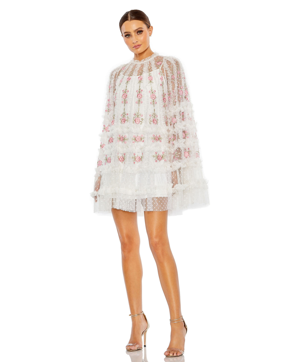 Mac Duggal 8031-WhiteMulti-AB