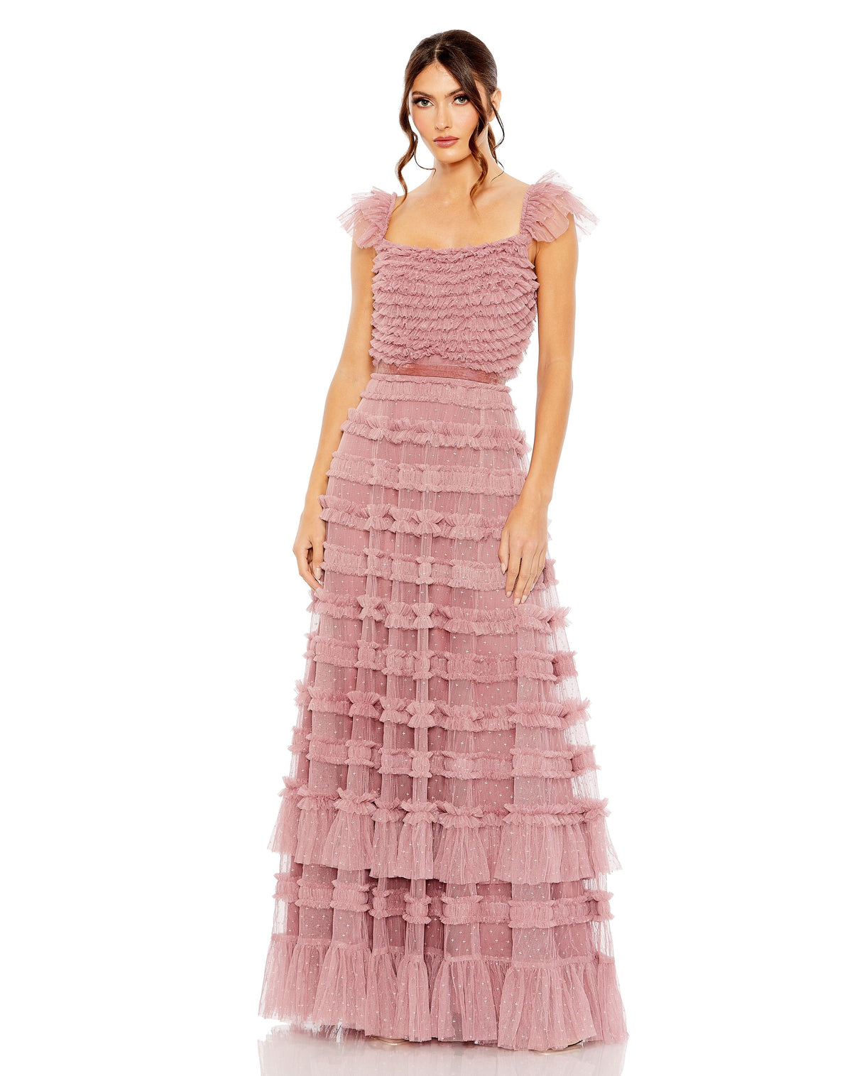 Mac Duggal 8052-AntiqueRose-AB
