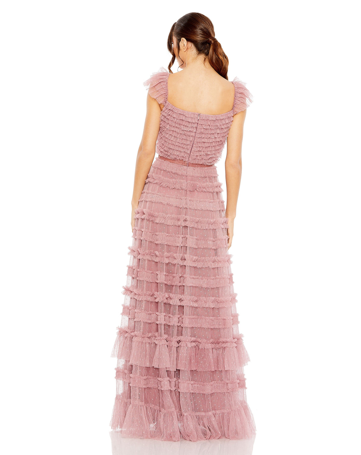 Mac Duggal 8052-AntiqueRose-BK