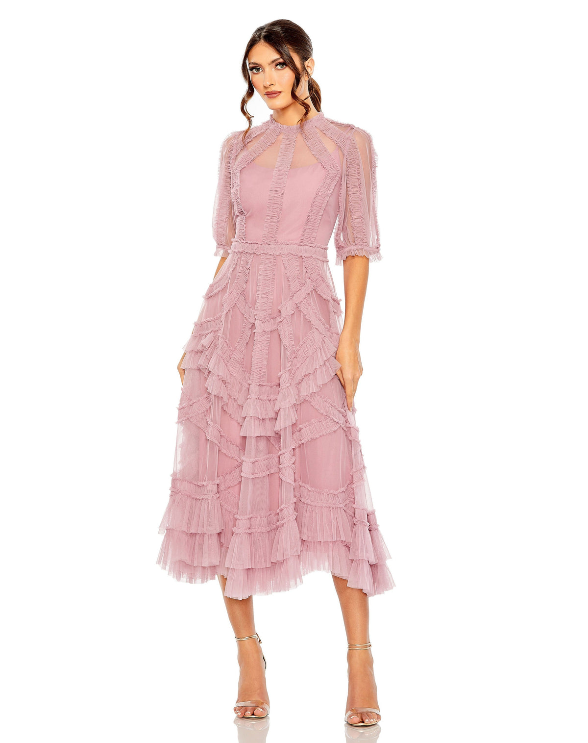 Mac Duggal 8058-AntiqueRose-AB