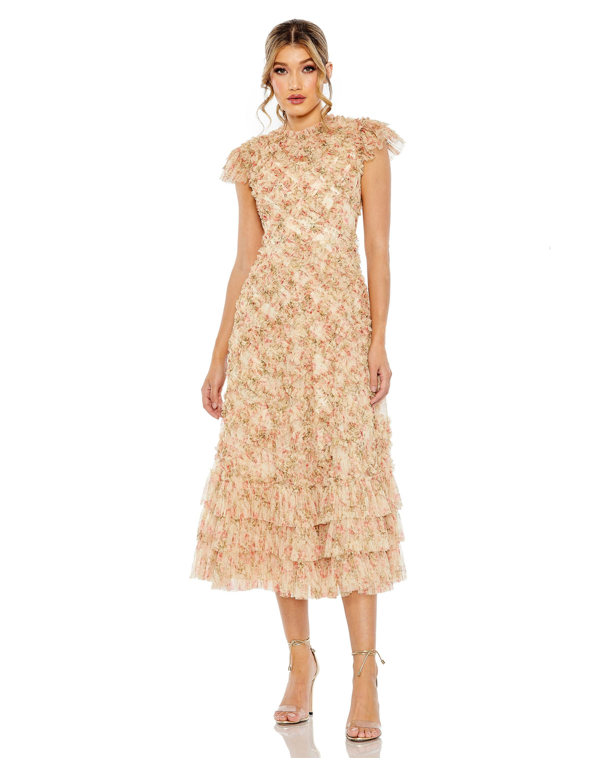 Mac Duggal 8060-BeigeMulti-AB
