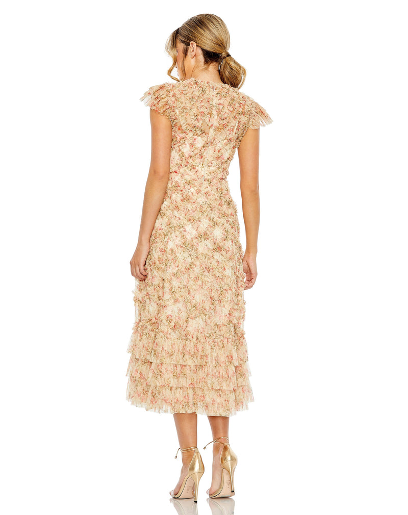 Mac Duggal 8060-BeigeMulti-BK