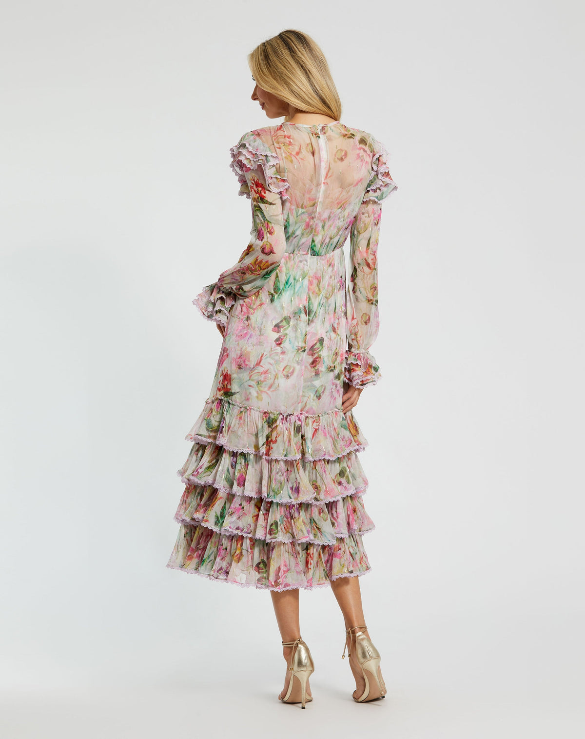 Mac Duggal 8102-LilacMulti-BK