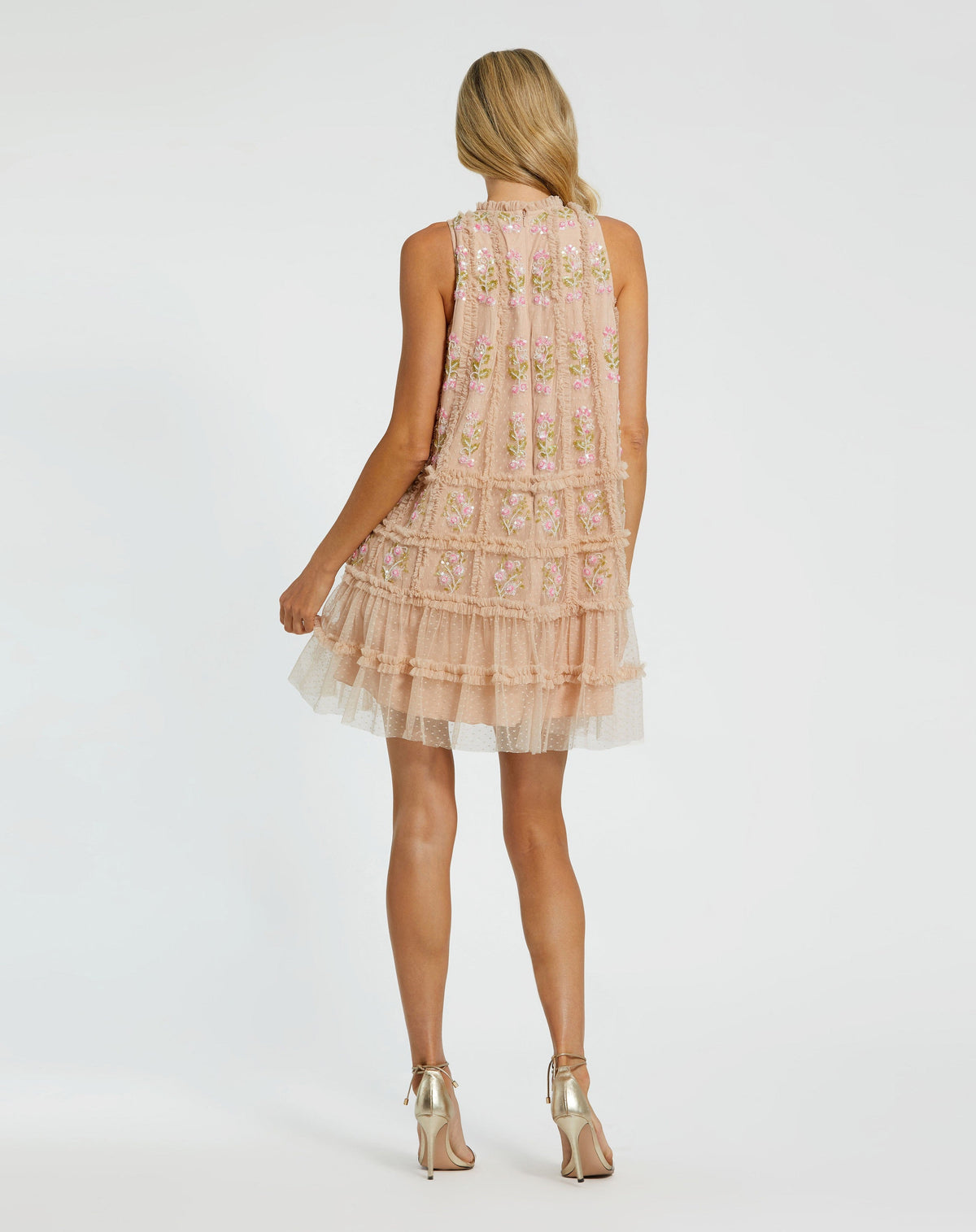 Mac Duggal 8172-NudeMulti-BK