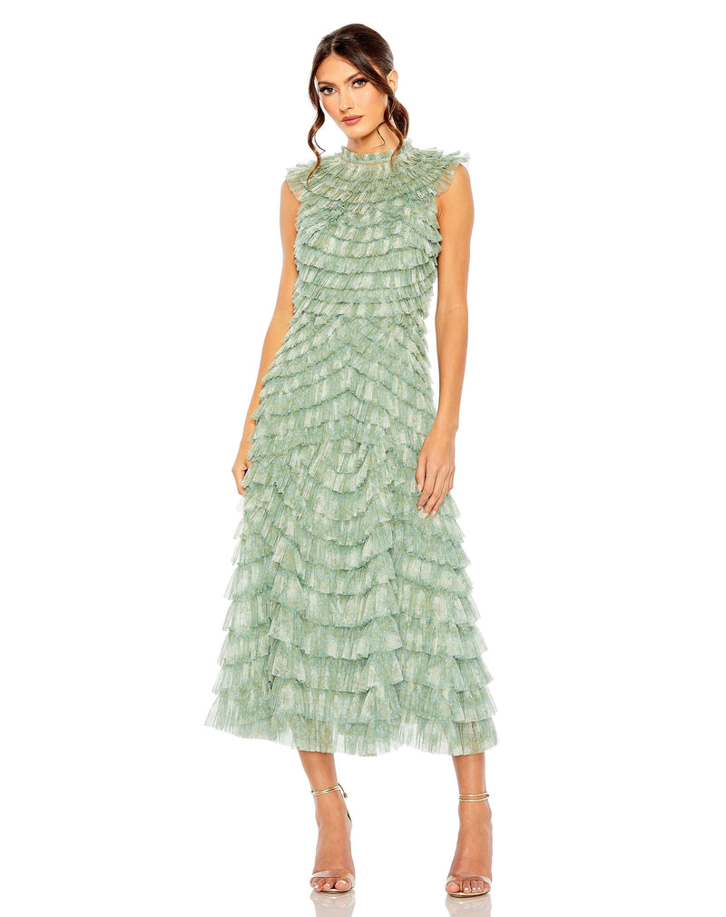Mac Duggal 8225-GreenMulti-AB