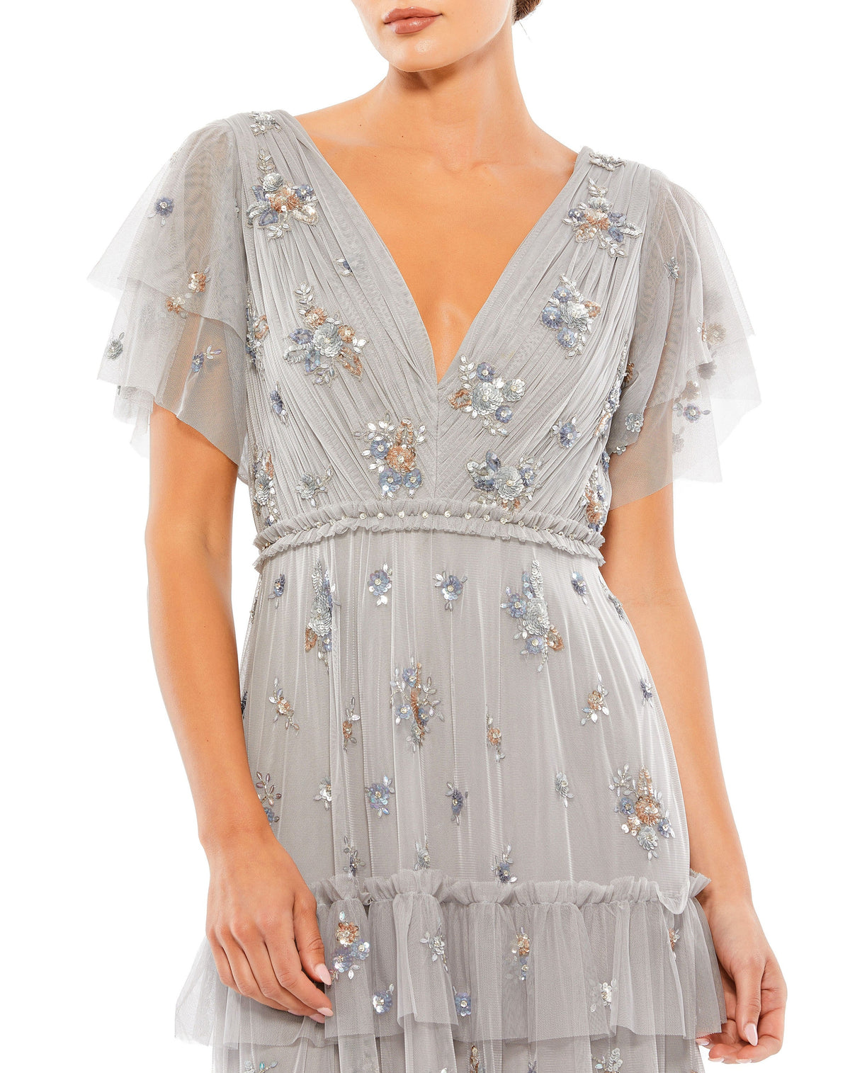 Mac Duggal 9068-Platinum-CL