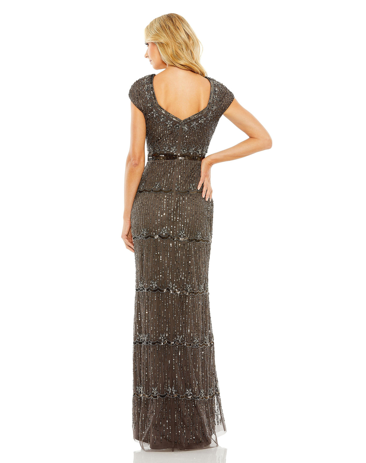 Mac Duggal 9089-Charcoal-BK