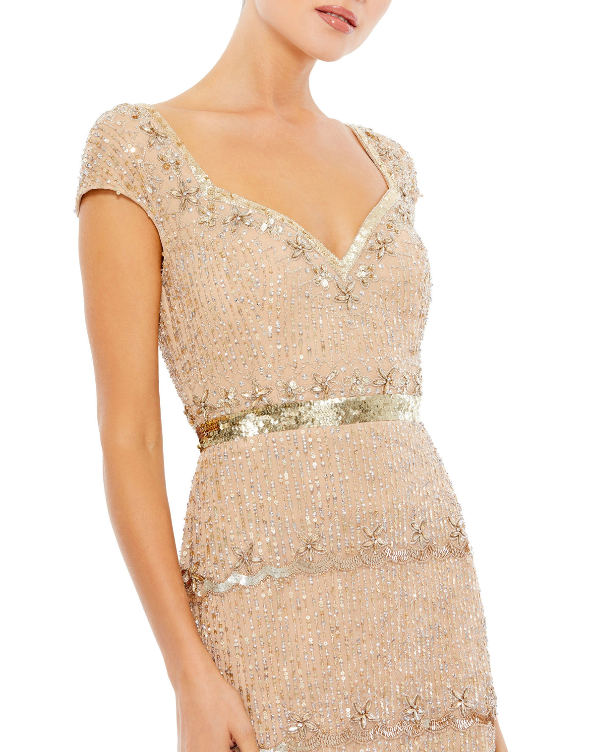 Mac Duggal 9089-Nude-CL