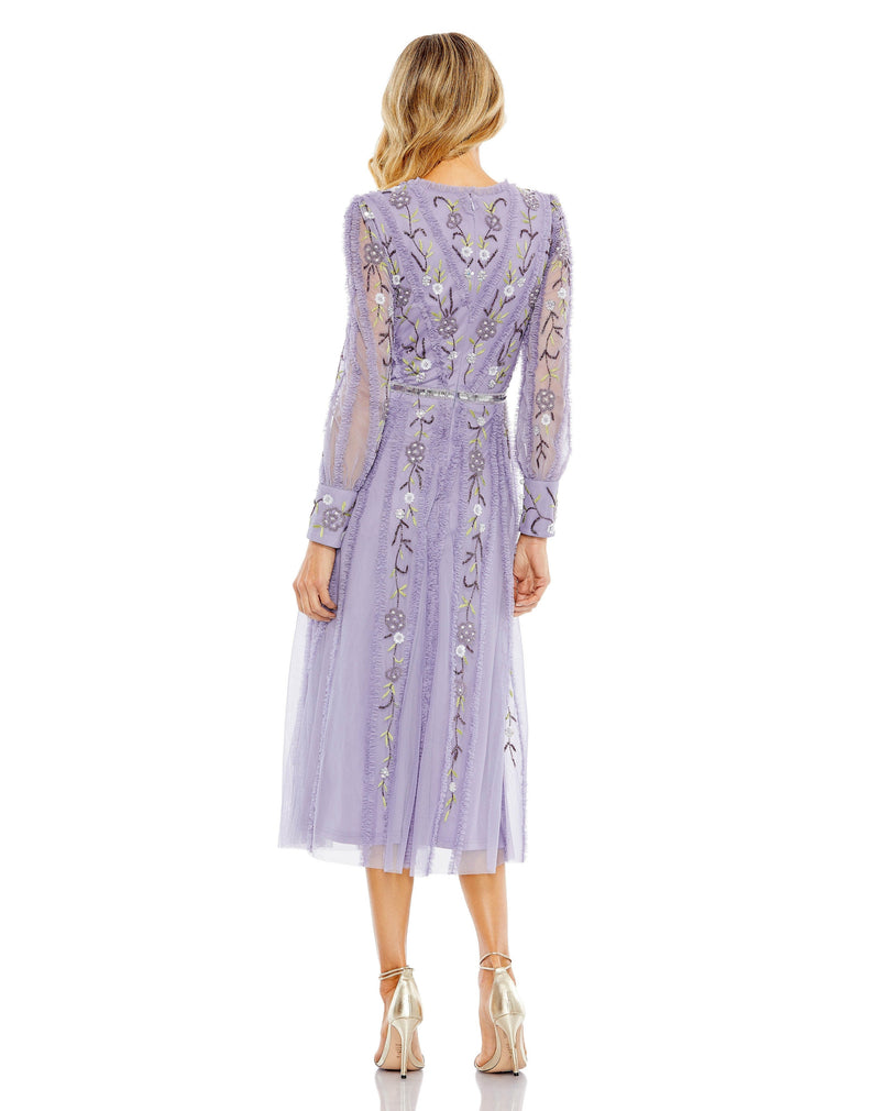 Mac Duggal 9133-Lilac-BK