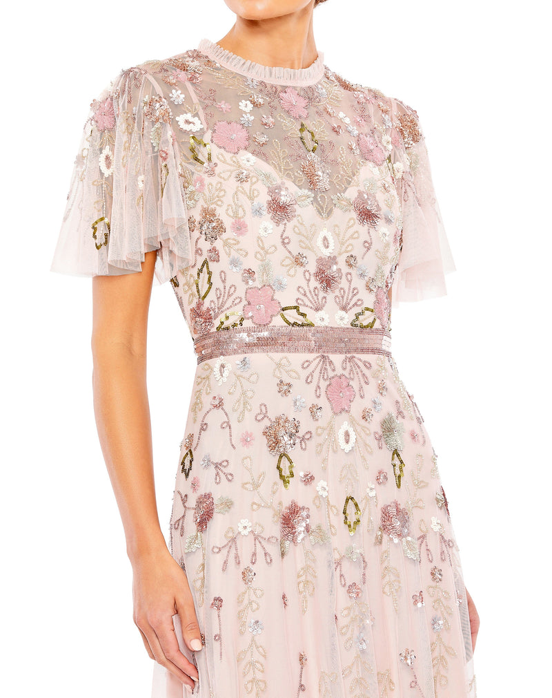 Mac Duggal 9136-SilverPeony-CL