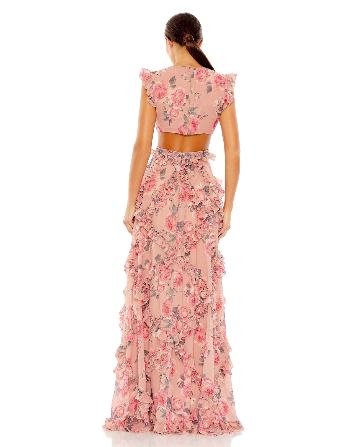 Mac Duggal 9152-RoseMulti-BK