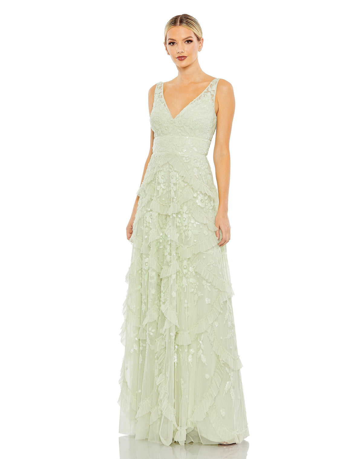 Mac Duggal 9162-Sage-AB
