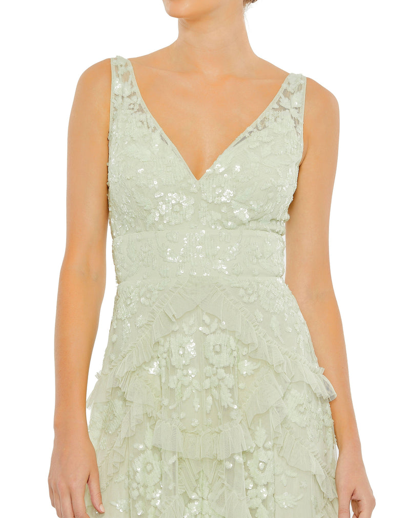 Mac Duggal 9162-Sage-CL