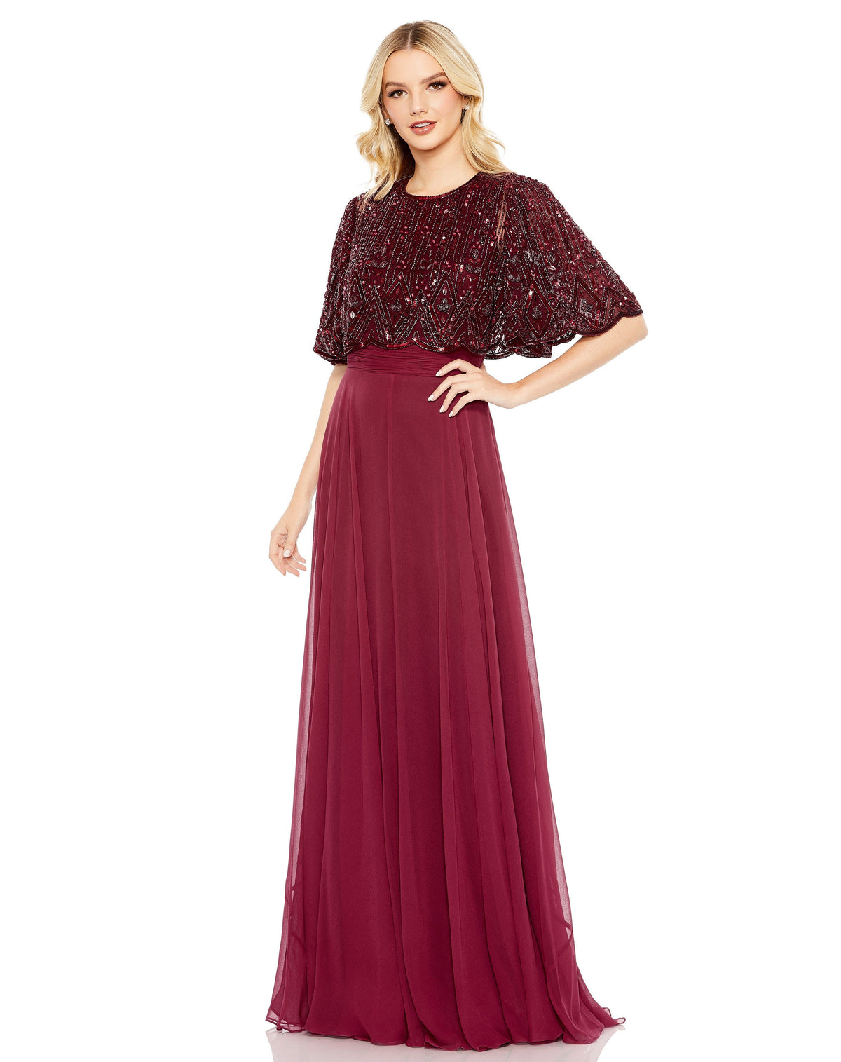 Mac Duggal 9181-Aubergine-AB