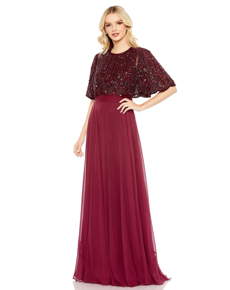 Mac Duggal 9181-Aubergine-AB