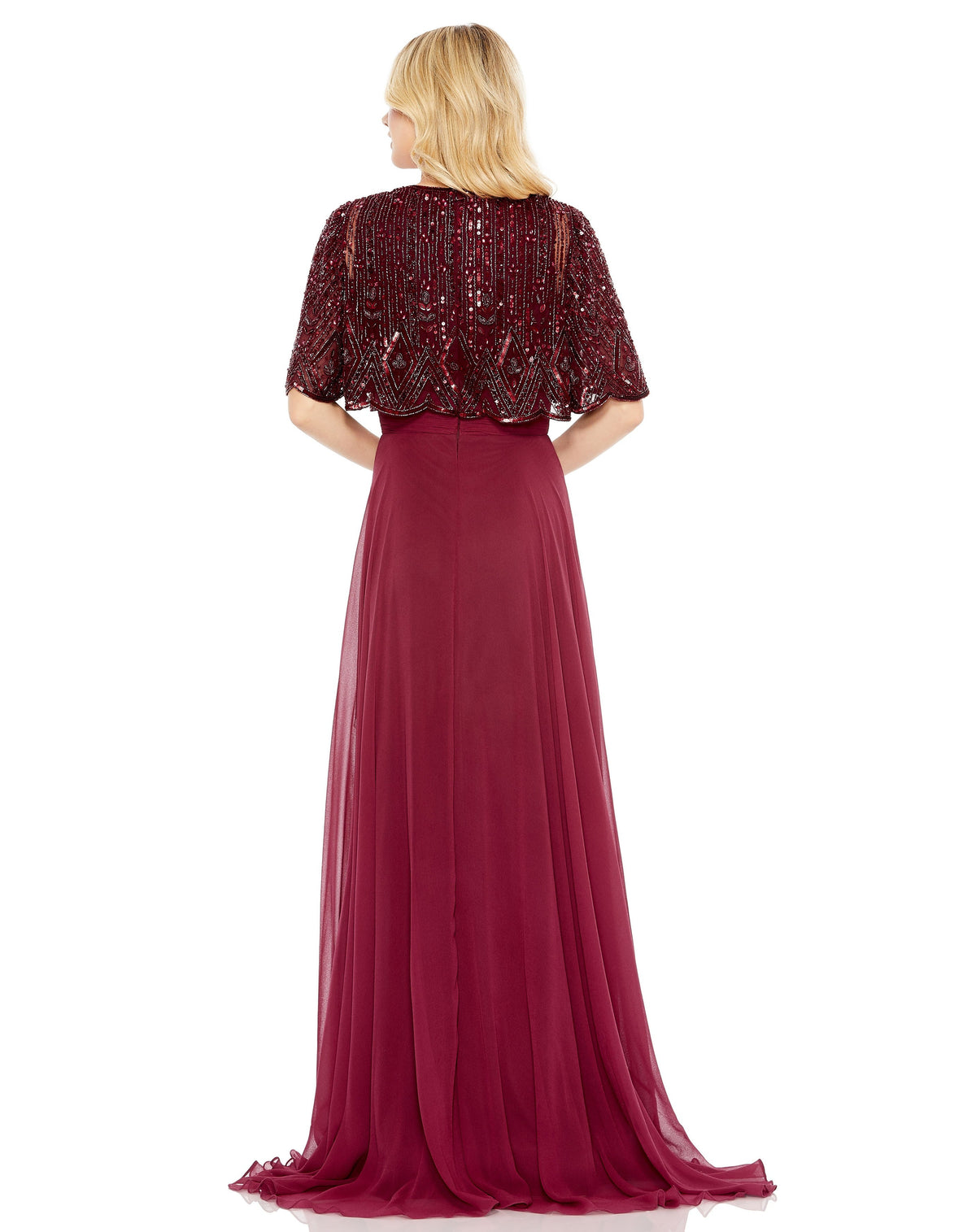 Mac Duggal 9181-Aubergine-BK