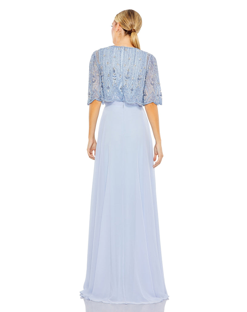 Mac Duggal 9181-PowderBlue-BK