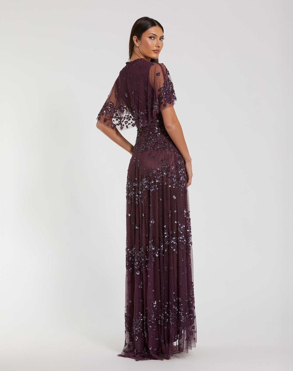 Mac Duggal 9192-Mulberry-BK
