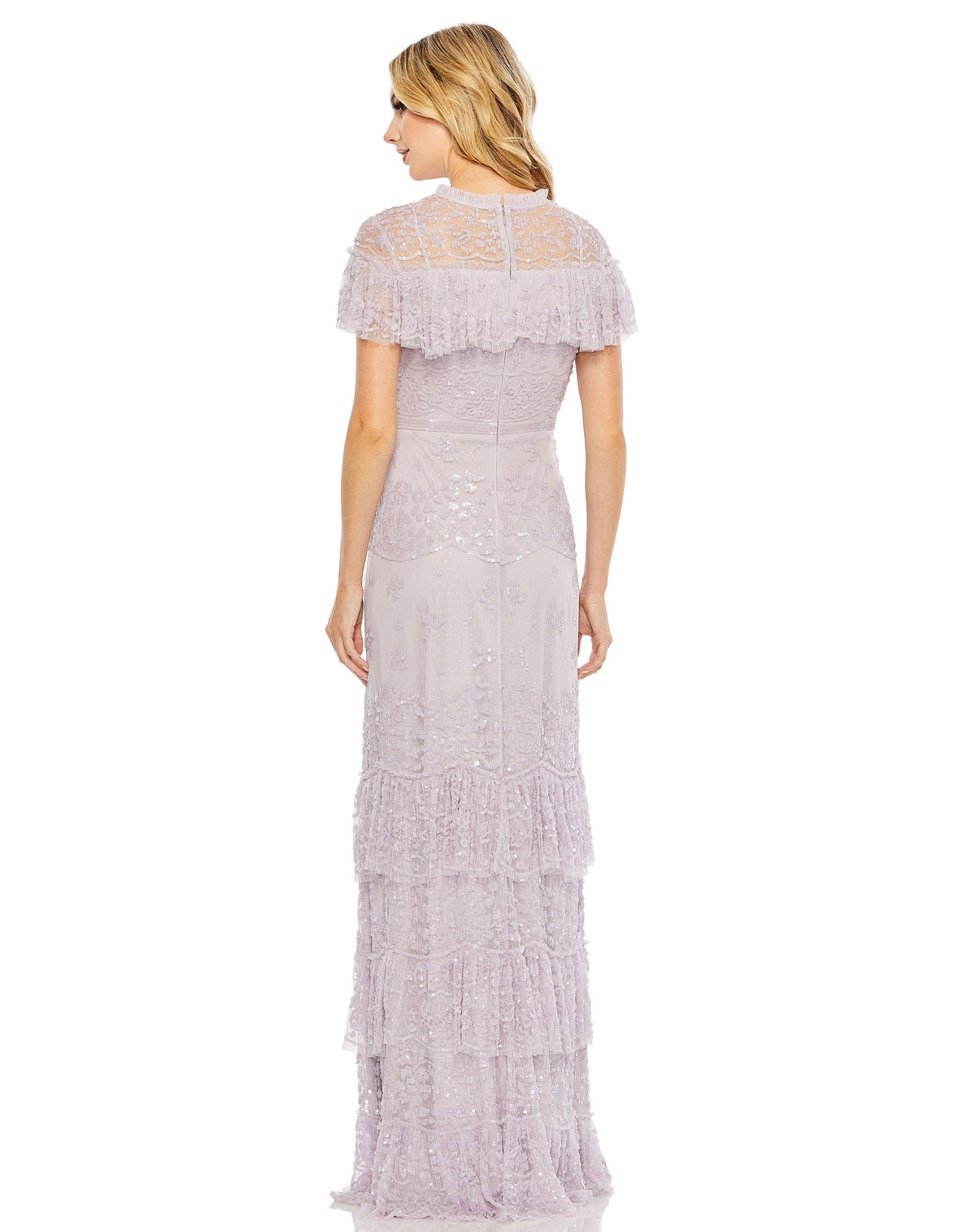 Mac Duggal 9195-Lilac-BK